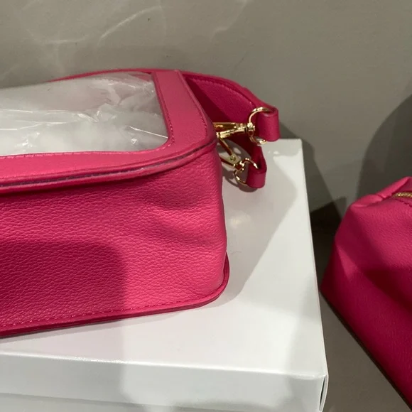 Mail + Lili Jessie Vegan Leather Stadium Crossbody bag - Picture 7 of 15